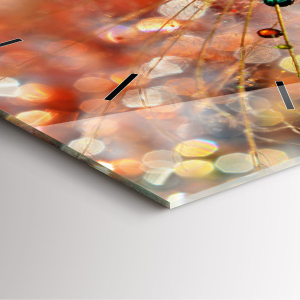 Skleněné hodiny čtvercové Dmychadlo s rosou