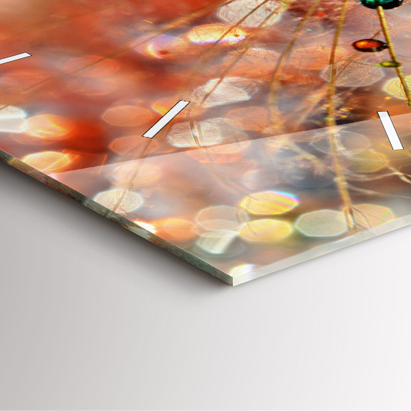 Skleněné hodiny čtvercové Dmychadlo s rosou