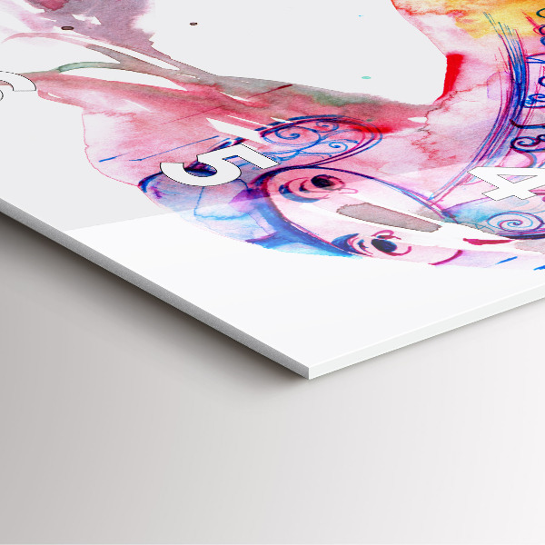 Skleněné hodiny čtvercové Dvě těla, jedna duše