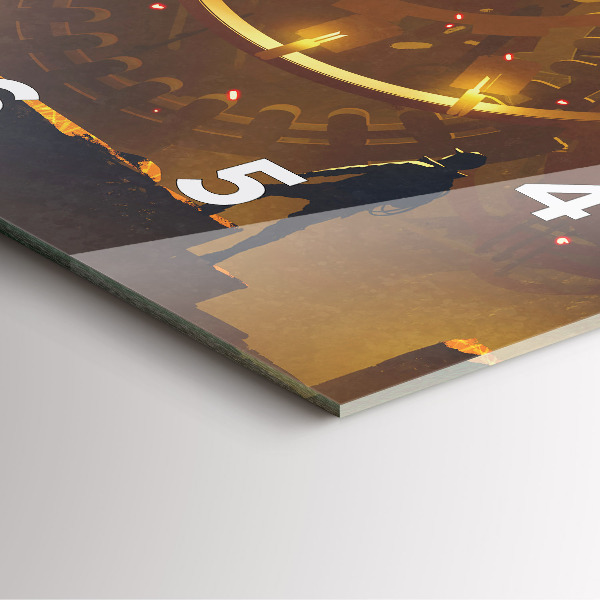 Skleněné hodiny čtvercové Čas - Mechanismus