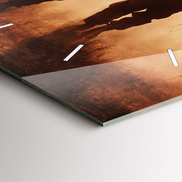 Skleněné hodiny čtvercové Námořní pěchota Spojených států