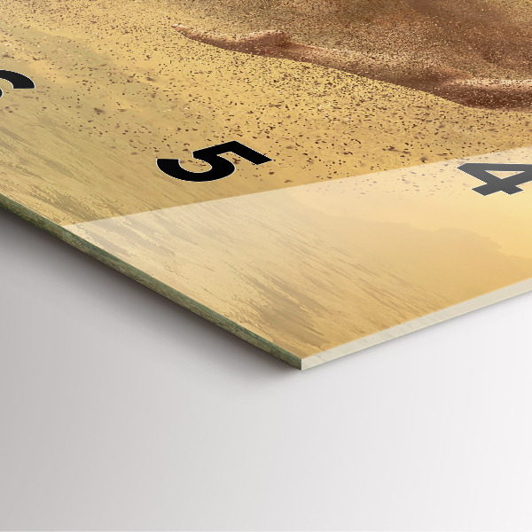 Skleněné hodiny čtvercové Žena v postavě