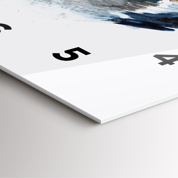 Skleněné hodiny čtvercové Kapitán s dalekohledem