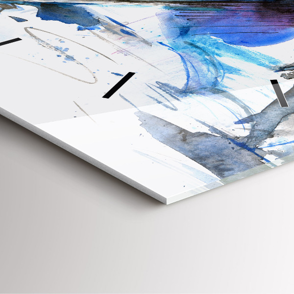 Skleněné hodiny čtvercové Dalmatin a deštník