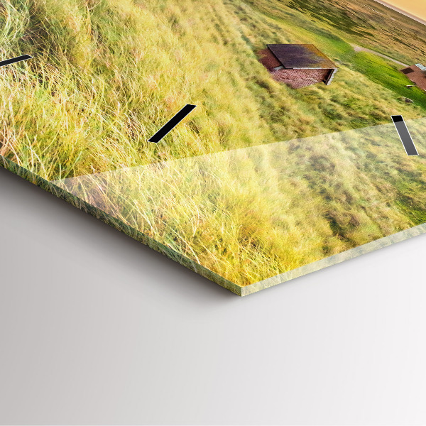 Skleněné hodiny čtvercové Maják