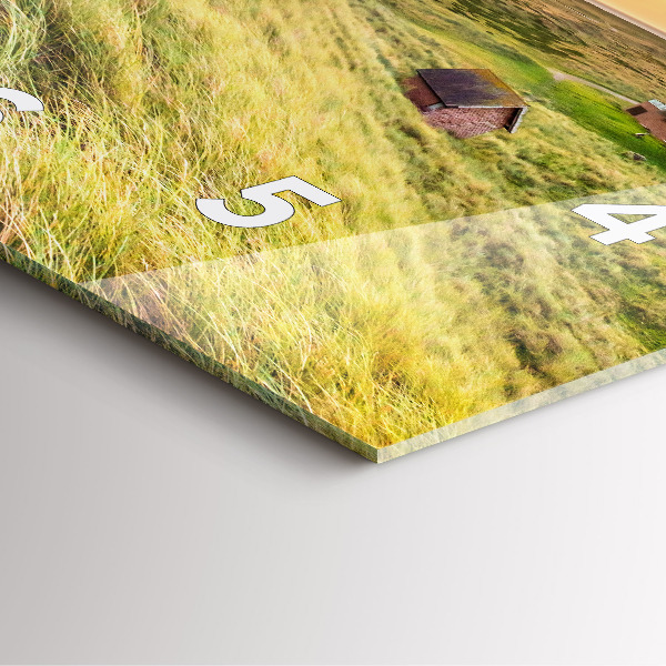 Skleněné hodiny čtvercové Maják