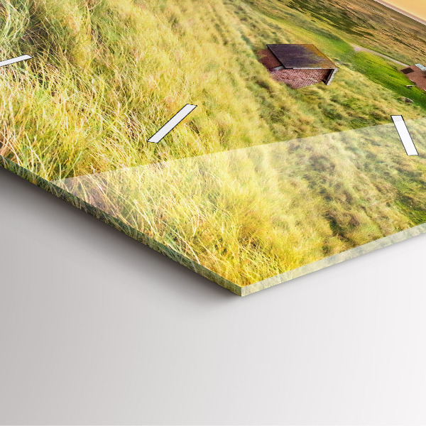 Skleněné hodiny čtvercové Maják