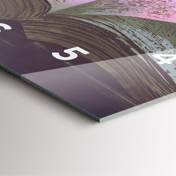 Čtvercové nástěnné hodiny Knižní abstrakce