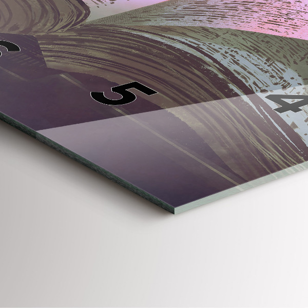 Čtvercové nástěnné hodiny Knižní abstrakce