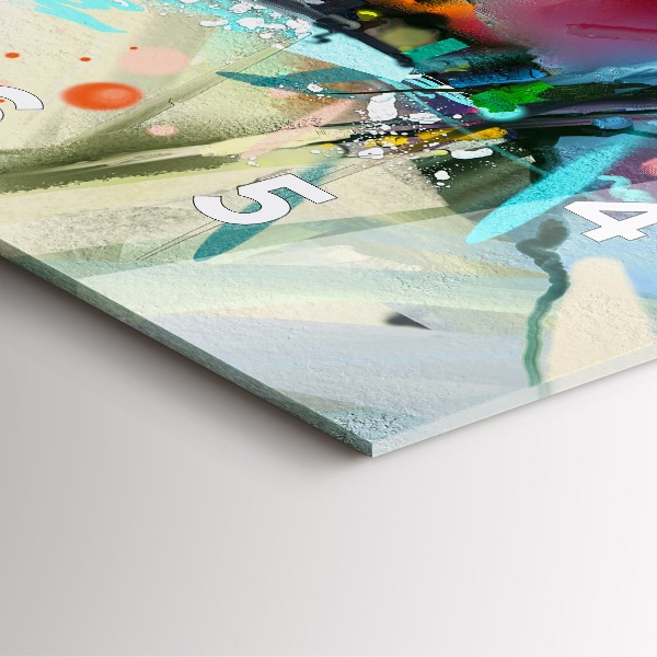 Čtvercové nástěnné hodiny Řady koření