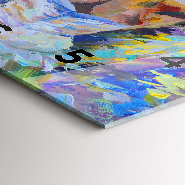 Čtvercové nástěnné hodiny Malovaná baletka