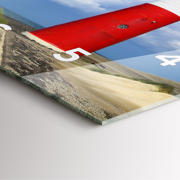 Skleněné hodiny čtvercové Maják