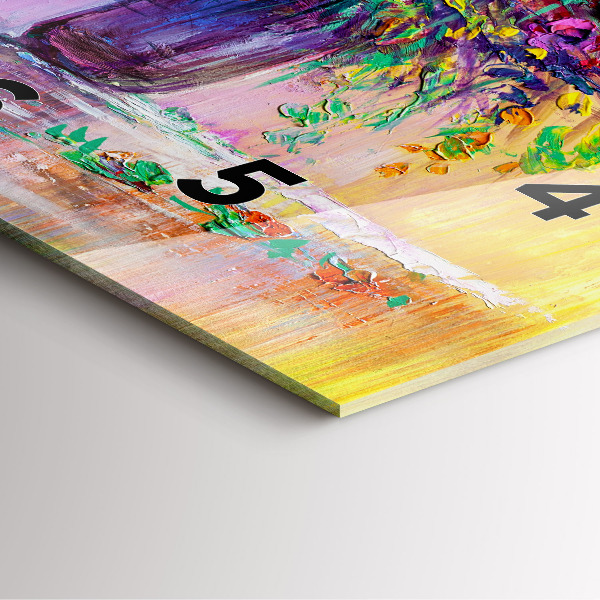 Čtvercové nástěnné hodiny Květiny ve váze