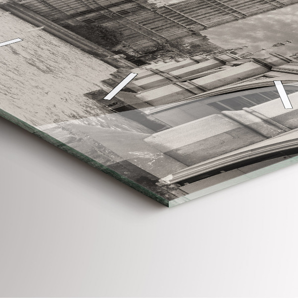 Skleněné hodiny čtvercové Londýn Anglie Big Ben