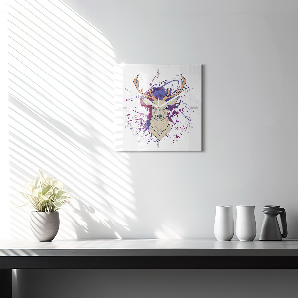 Skleněné hodiny čtvercové Vektorová ilustrace jelena