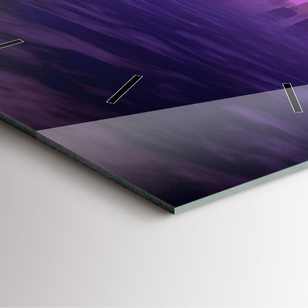 Skleněné hodiny čtvercové Západ slunce u Stonehenge