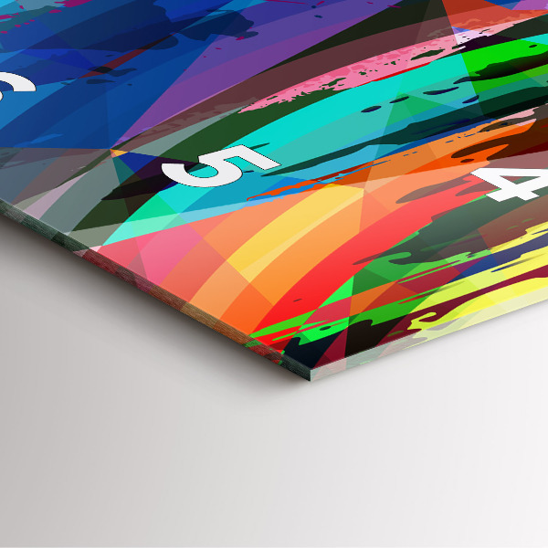 Skleněné hodiny čtvercové Abstraktní pozadí