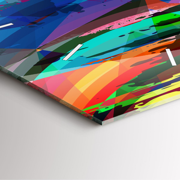 Skleněné hodiny čtvercové Abstraktní pozadí