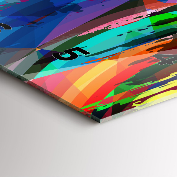 Skleněné hodiny čtvercové Abstraktní pozadí