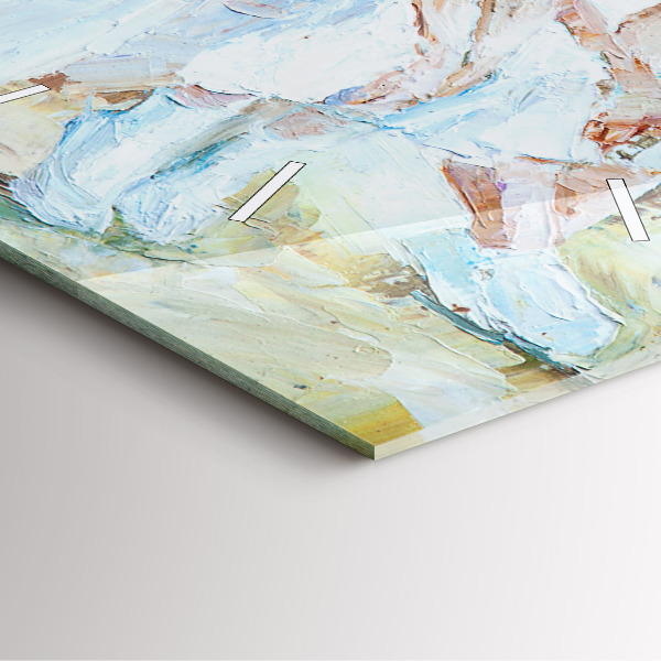 Skleněné hodiny čtvercové Mladé baletky