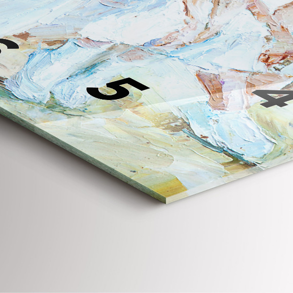 Skleněné hodiny čtvercové Mladé baletky