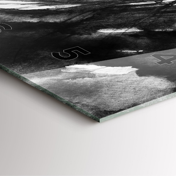 Čtvercové nástěnné hodiny Portrét ženy