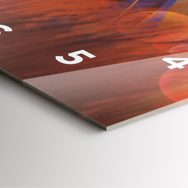 Čtvercové nástěnné hodiny Rytíř s mečem