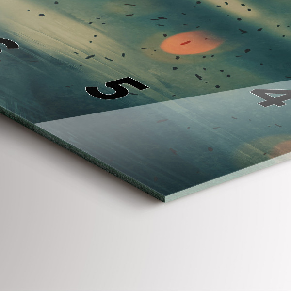 Čtvercové nástěnné hodiny Hra se smrtícími zbraněmi