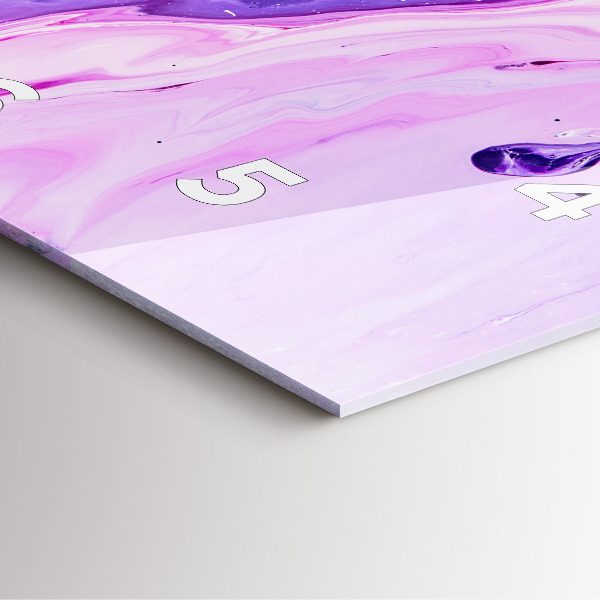 Čtvercové nástěnné hodiny Barevné pozadí