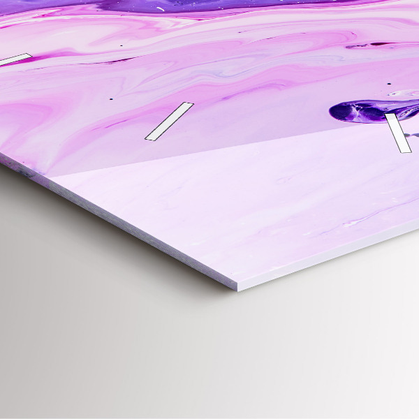 Čtvercové nástěnné hodiny Barevné pozadí