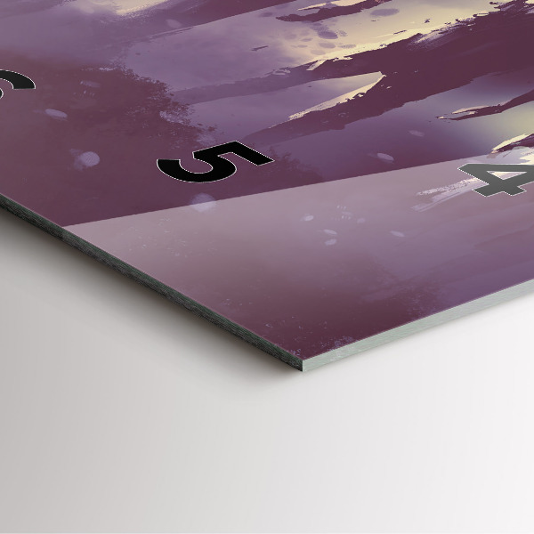 Čtvercové nástěnné hodiny Zombie v noci - halloween