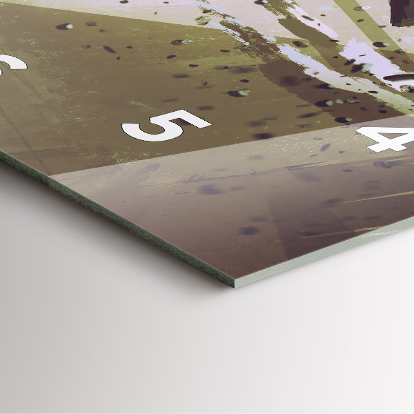 Čtvercové nástěnné hodiny Boj mezi robotem a samurajem