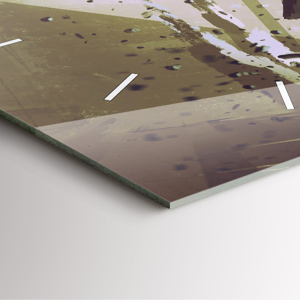 Čtvercové nástěnné hodiny Boj mezi robotem a samurajem