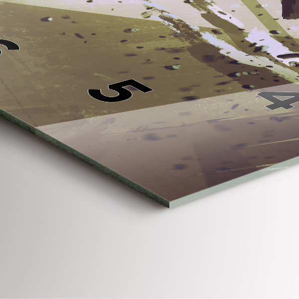 Čtvercové nástěnné hodiny Boj mezi robotem a samurajem