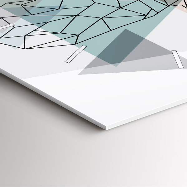 Čtvercové nástěnné hodiny Sob skandinávský styl