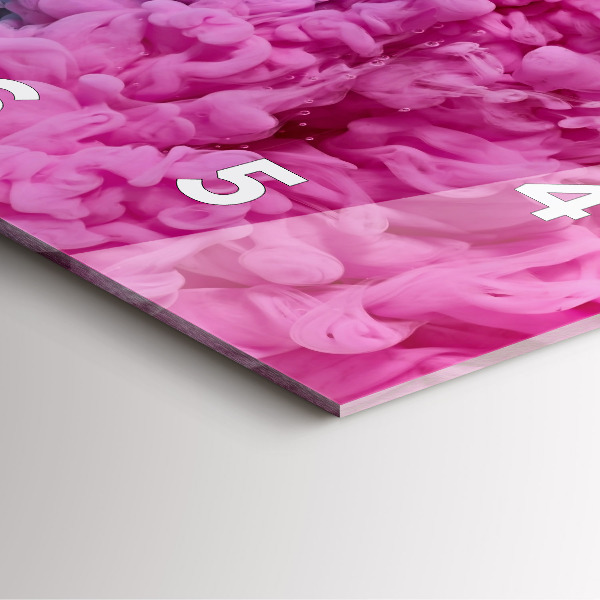 Čtvercové nástěnné hodiny Moderní umění - skvrny