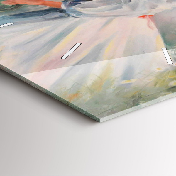 Čtvercové nástěnné hodiny Krásná žena s koněm