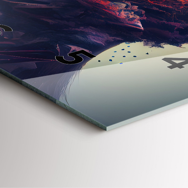 Čtvercové nástěnné hodiny Abstraktní žena