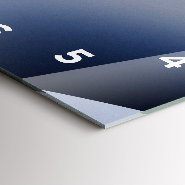 Skleněné hodiny čtvercové Abstraktní slunce