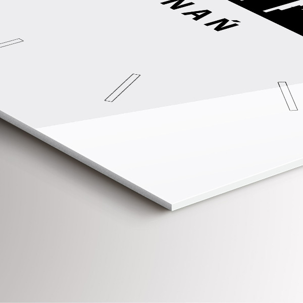 Čtvercové nástěnné hodiny Grafika panoramatu Poznaně