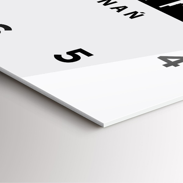 Čtvercové nástěnné hodiny Grafika panoramatu Poznaně