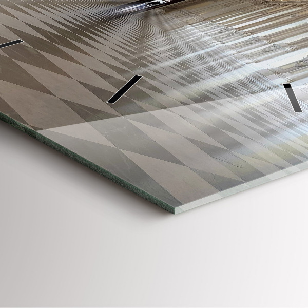 Čtvercové nástěnné hodiny Muzeum La Veneria Reale