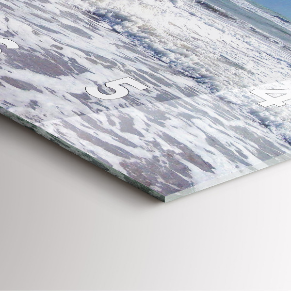 Čtvercové nástěnné hodiny Potopené vodní plavidlo