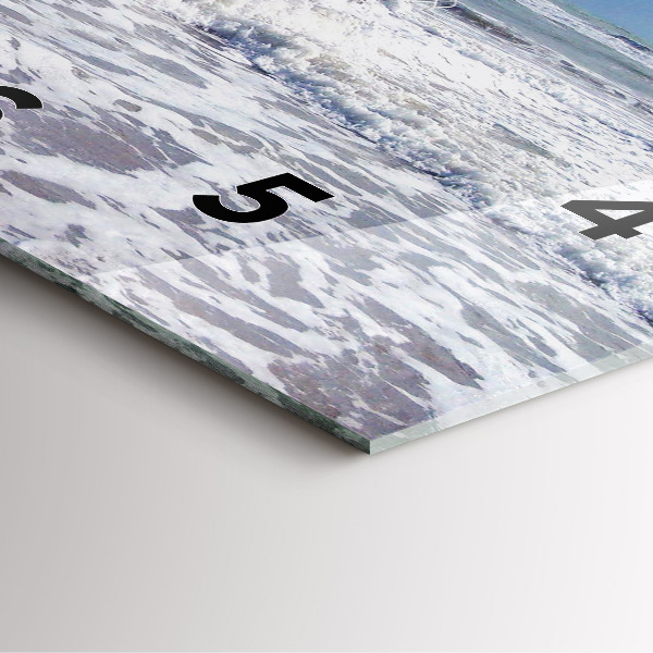 Čtvercové nástěnné hodiny Potopené vodní plavidlo