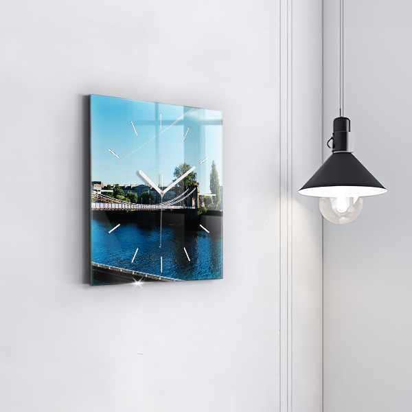 Čtvercové nástěnné hodiny Southportland Skotsko