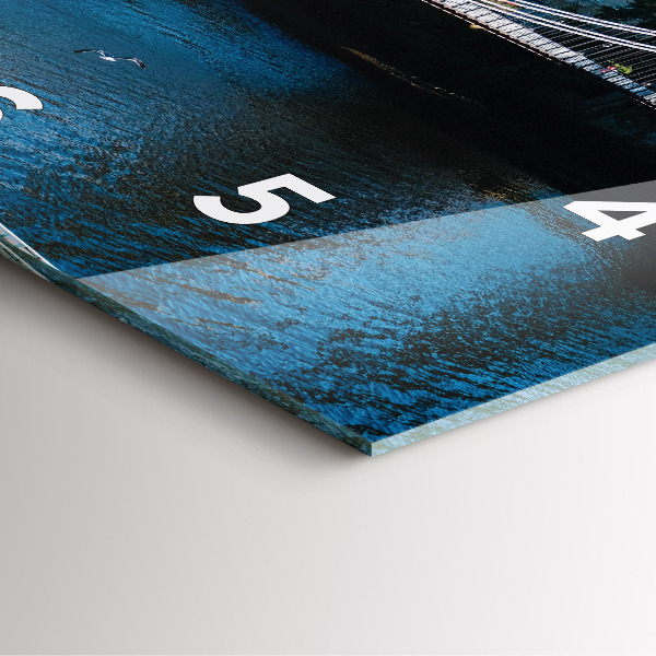 Čtvercové nástěnné hodiny Southportland Skotsko