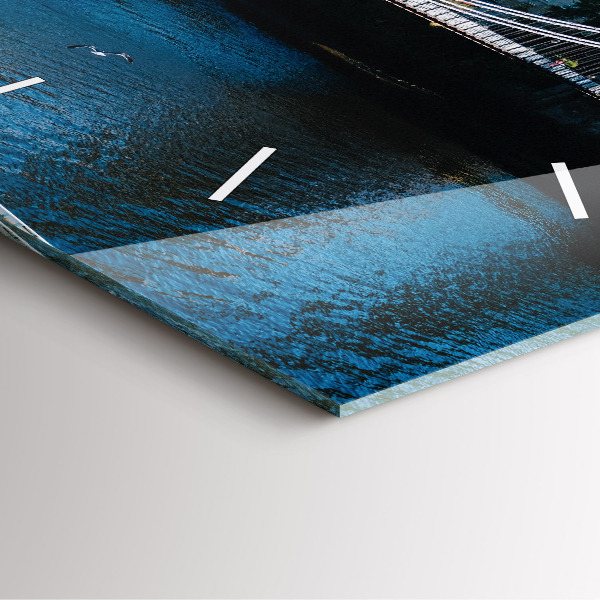 Čtvercové nástěnné hodiny Southportland Skotsko