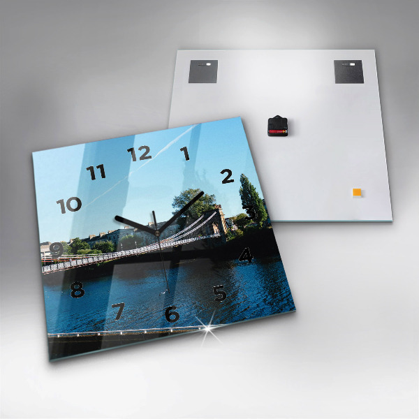 Čtvercové nástěnné hodiny Southportland Skotsko