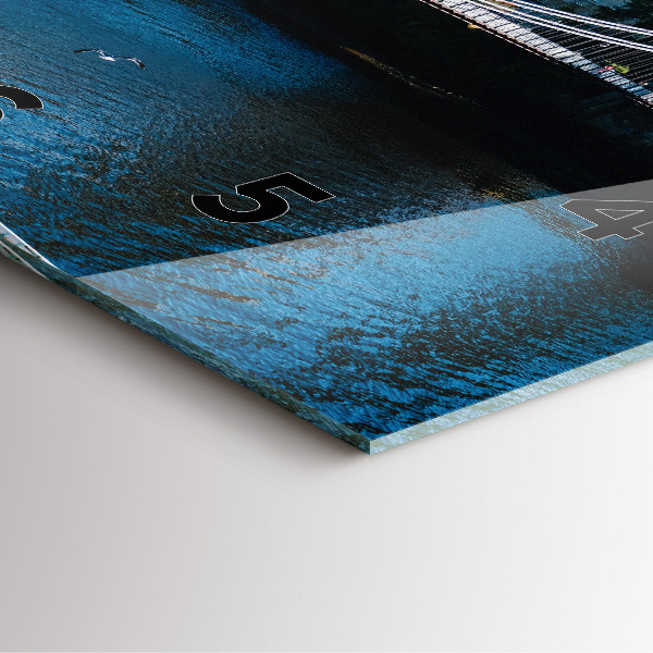 Čtvercové nástěnné hodiny Southportland Skotsko