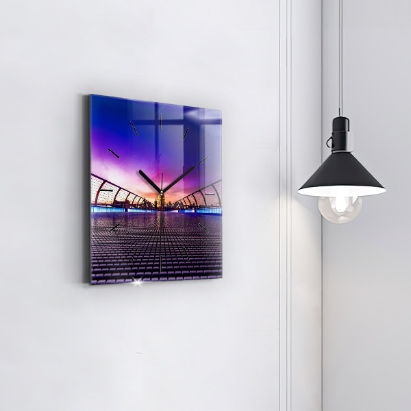 Čtvercové nástěnné hodiny Katedrála svatého Pavla